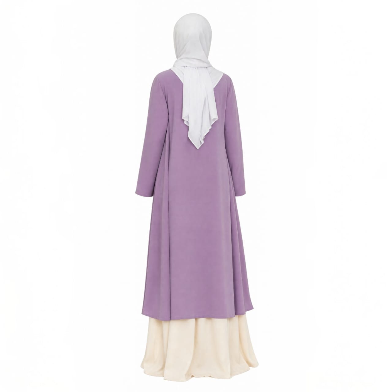 Ensemble 3-Pièces "Aaliyah" — Tunique Asymétrique + Jupe Fluide + Foulard